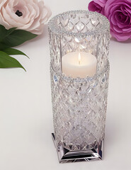 Poster - Beautiful candle glass decoration