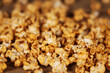 © Manoj - Movie popcorn on brown background, Horizontal image