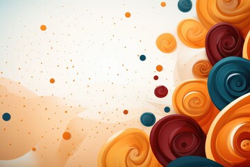 Colorful pastries on light background. Abstract background for National Pastry Day