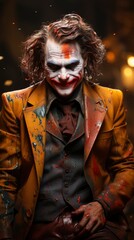 Wall Mural - Joker Face , wallpaper for mobile pictures, Background HD