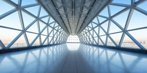 Canvas Print - geometry of airport architecture