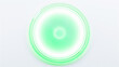 © kichigin19 - green light fluorescent button isolated on the background of computer graphics website design