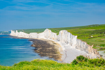 Wall Mural - Seven Sisters view at Birling Gap, UK