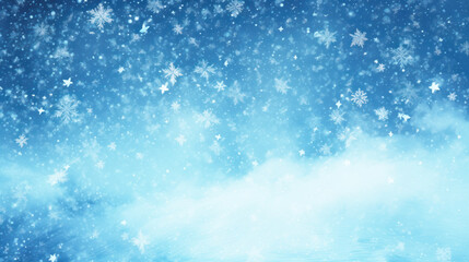 Wall Mural - winter blizzard snow abstract background