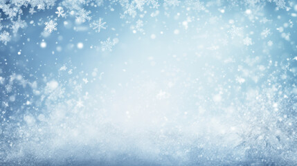 Wall Mural - winter blizzard snow abstract background