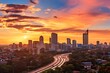 City of Golden Dreams: Nairobi's Vibrant Skyline at the Magic Hour