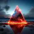 Mystisches Dreieck magisch Strahlen Mystical triangle magical rays unwetter