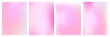 © gorozhinak - Set of geometry wireframe grid on pink gradient background. 3D abstract posters, patterns, cyberpunk elements in trendy psychedelic rave style. 00s Y2k retro futuristic aesthetic.