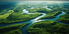 Aerial View Of Green River