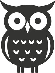 Canvas Print - Owl icon