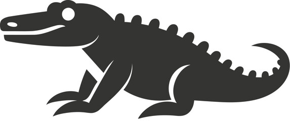 Wall Mural - Crocodile icon