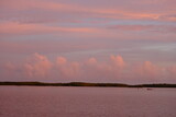 Fototapeta Niebo - sunset over the lake