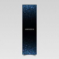 Wall Mural - magic banner with light effect. glowing poster for celebration card. christmas background template. 