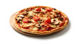 © Dara - Close-up shoot of pizza isolated on white background