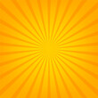 © StudioGraphic - Sunburst background. Orange background with radial lines for retro illustration in pop art style. Vintage background for comic superhero text, speech bubble, message. Vector illustration