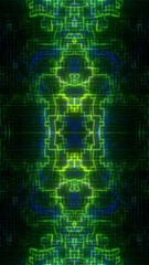 Wall Mural - abstract binary code background