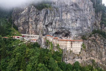 Wall Mural - View of Sumela Monastery in Trabzon Province of Turkey.