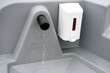 © Zigmunds - Closeup of the portable mobile plastic hand washing sink stations during events and festivals