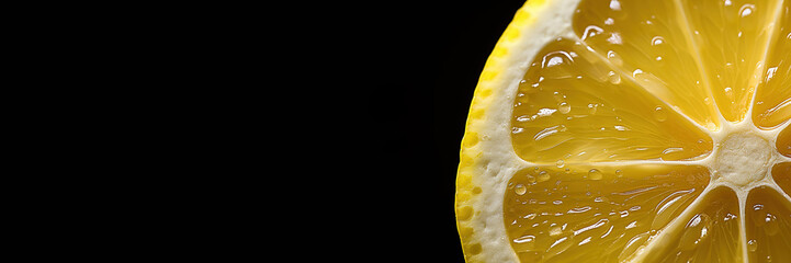 Poster - Lemon close-up.