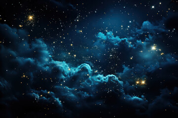 Wall Mural - a star-studded night sky, awe-inspiring in its vastness and mystery. concept of celestial beauty. ge