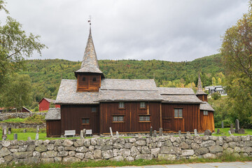 Hol`s old chuch, Telemark, Norway, 