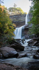 Sticker - waterfall in the forest