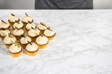 Canvas Print - Gingerbread cupcakes