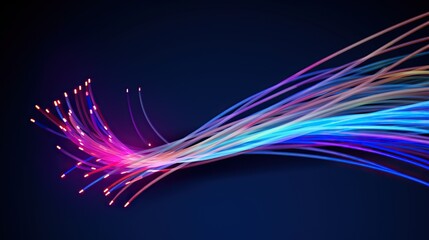 Wall Mural - fiber optics, abstract background