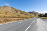 Fototapeta Przestrzenne - Crown Range road New Zealand