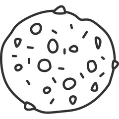 Poster - Cookie Line Icon