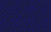Seamless Pattern With Circles Decorative Circle Blue Pattern For Background