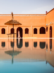 Wall Mural - moroccan architecture with arched windows 