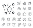 © blankstock - Best ranking sign. Salaryman, gender equality and alert bell outline icons. Stars line icon. Firework symbol. Stars line sign. Spy or profile placeholder icon. Online support, strike. Vector