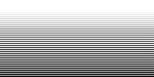 Lines Gradient Pattern Vector Texture Horizontal Halftone Graphic, Geometric Linear Black White Straight Striped Background Backdrop Effect, Thick To Thin Parallel Linear Half Tone Image Clipart