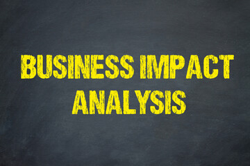 Canvas Print - Business Impact Analysis	