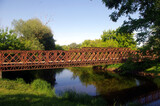 Fototapeta  - Most na rzece Bzura w Witkowicach