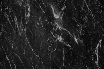 Poster - black marble texture background dark backdrop