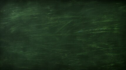 Abstract texture of chalk rubbed out on green blackboard or chalkboard background. School education, dark wall backdrop or learning concept.