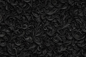  black flowers asbtract background in full frame 