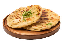 Traditional Indian Breakfast: Isolated Aloo Paratha Transparent Background