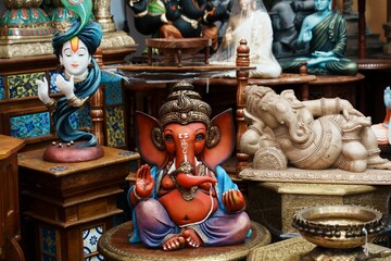 Statue of Ganesha, the elephant-headed god of Hinduism