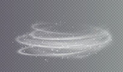 Cold winter wind texture. Holiday vector blizzard. Christmas effect of a cold blizzard. Vector PNG.	
