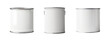 Collection of set Paint can isolated on transparent background. PNG file, cut out