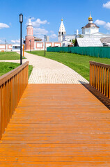 Canvas Print - Nativity Bobrenev convent in Staroe Bobrenevo, Kolomna district, Moscow region