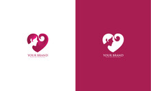 Love Beauty Logo, Vector Graphic Design