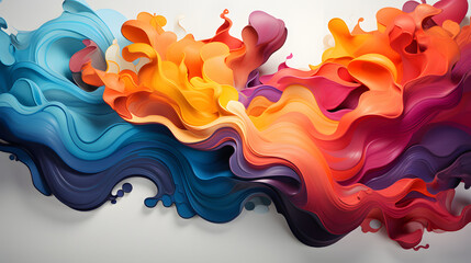 Wall Mural - abstract bright design