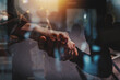 © alphaspirit - Handshaking of business people in office as concept of teamwork and partnership