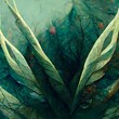 abstract forest headdress leaves sticks bits of birdnest highly detailed photorealistic 