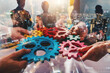 © alphaspirit - Business team work together and combine pieces of gears. Partnership and integration concept