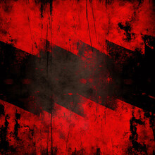 Rough & Refined: Red Black Grunge